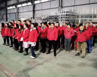 優(yōu)佰特廚房設(shè)備公司2018年1月全體員工會(huì)召開，2017年公司成績(jī)喜人